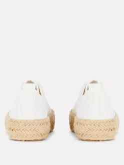 Primark Płaskie Buty<Sznurowane espadryle z juty