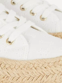 Primark Płaskie Buty<Sznurowane espadryle z juty