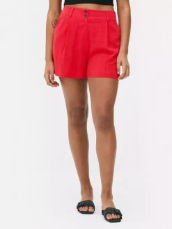 Primark Szorty<Szorty bermudy z lnu