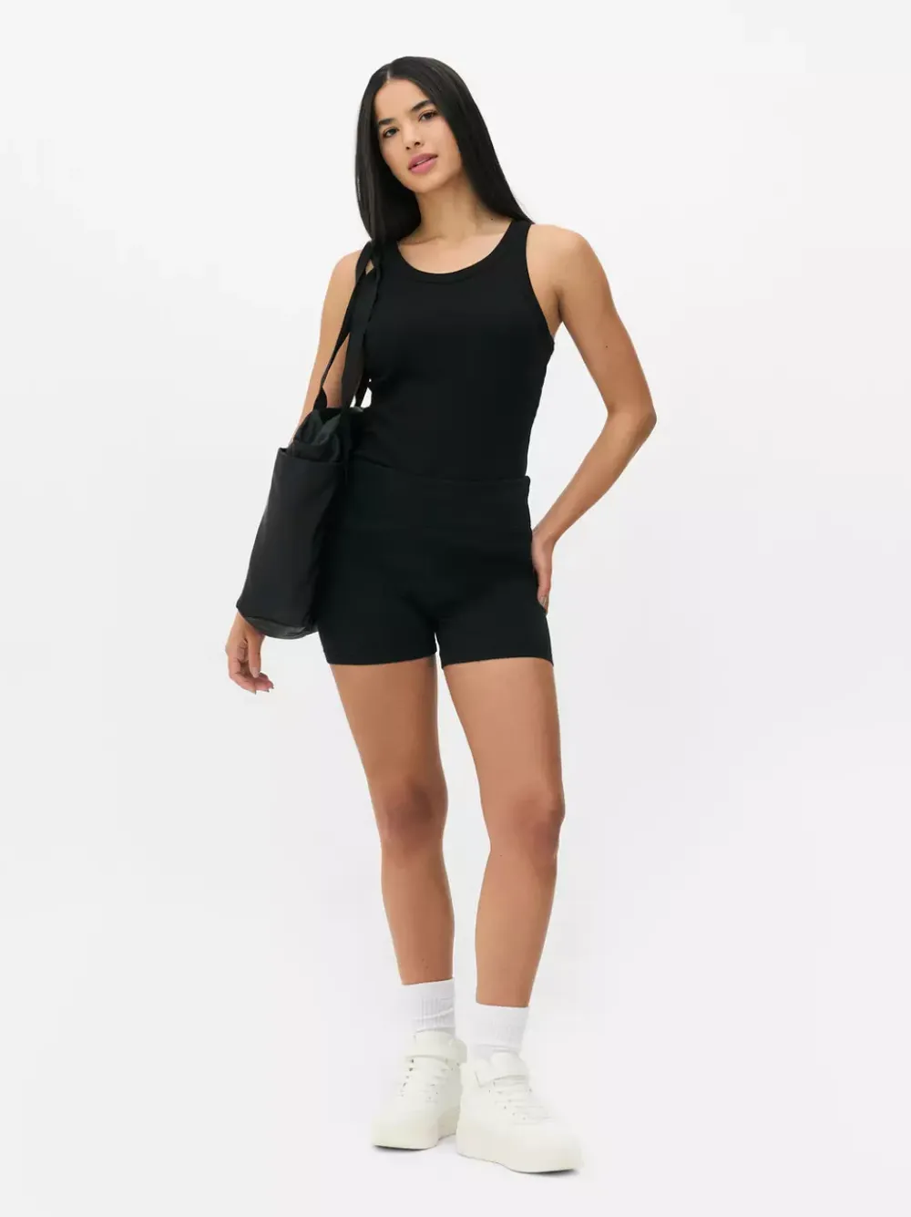Primark Odzież Domowa I Na Siłownię|Szorty<Szorty do jogi z wysokim stanem, 2 pary