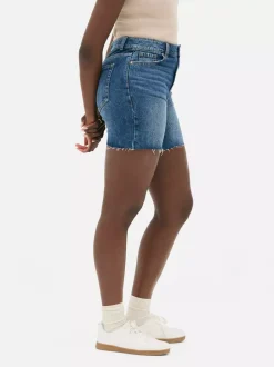 Primark Szorty<Szorty jeansowe boyfriend