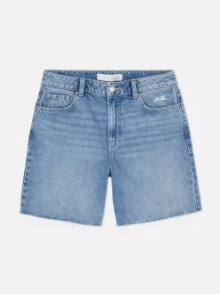 Primark Szorty<Szorty jeansowe boyfriend