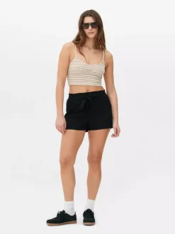 Primark Szorty<Szorty wiązane w pasie o luźnym kroju