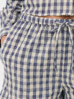 Primark Szorty<Szorty w kratę vichy ze sznurkiem w pasie