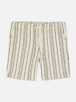 Primark Szorty<Szorty w paski ze sznurkiem w talii