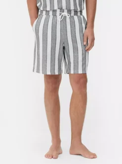 Primark Piżamy<Szorty w paski ze sznurkiem w talii