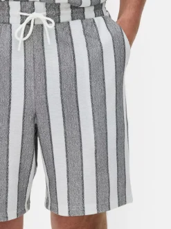 Primark Piżamy<Szorty w paski ze sznurkiem w talii