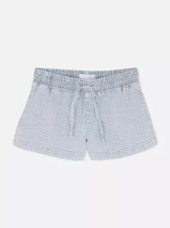 Primark Szorty<Szorty w paski ze sznurkiem w talii