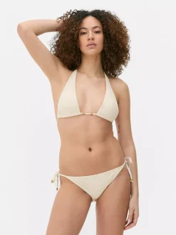 Primark Stroje Kąpielowe I Plażowe<Szydełkowa góra od bikini wiązana przy szyi