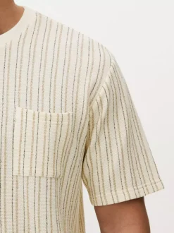 Primark Piżamy<Teksturowana góra od piżamy w paski