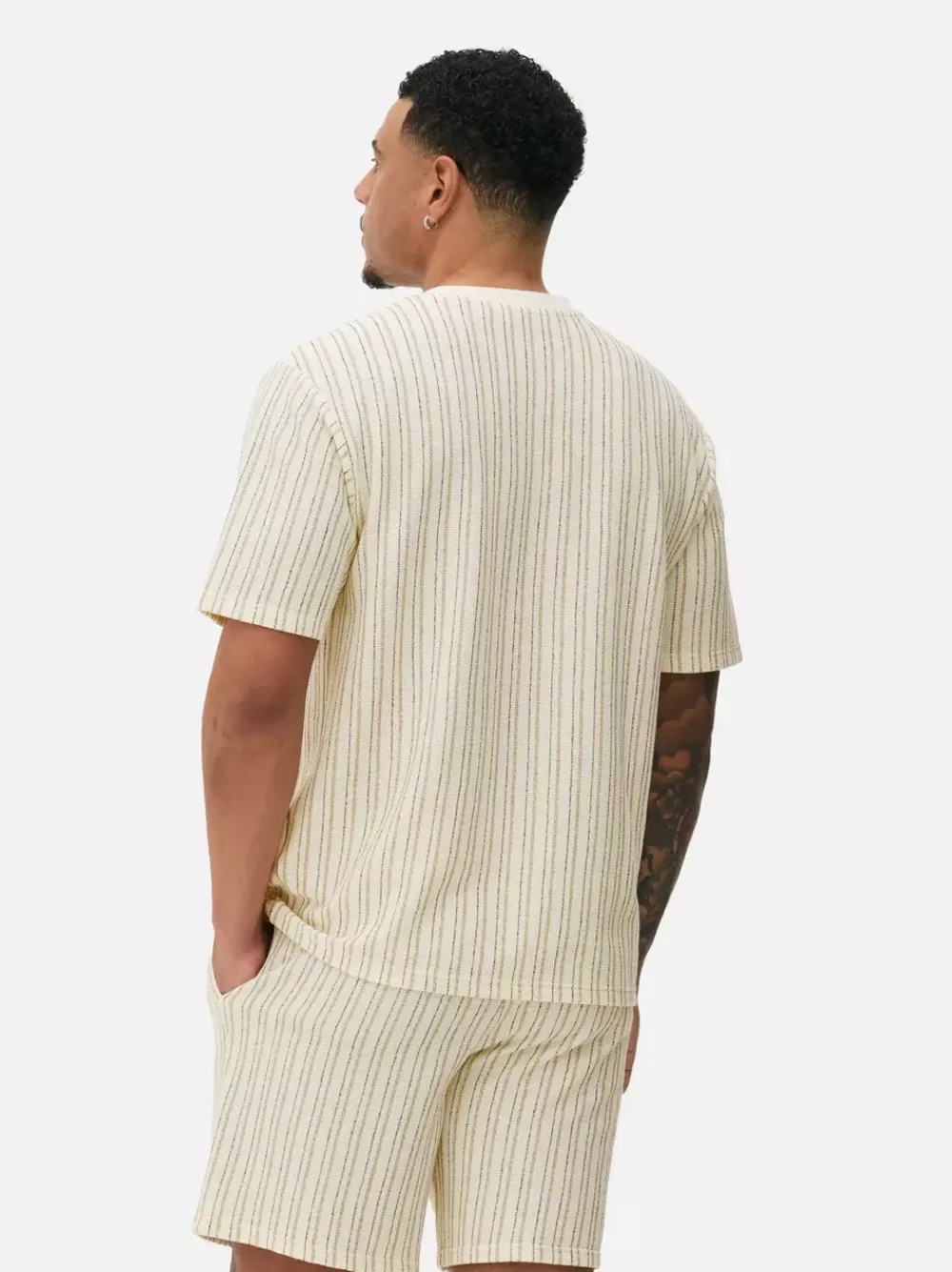 Primark Piżamy<Teksturowana góra od piżamy w paski