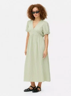 Primark Sukienki<Teksturowana sukienka midi na guziki