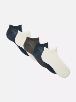 Primark Skarpety<Teksturowane skarpetki do butów sportowych, 5 par