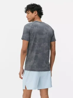 Primark Odzież Sportowa I Domowa|Topy I T-Shirty<Teksturowany T-shirt treningowy