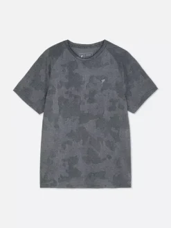 Primark Odzież Sportowa I Domowa|Topy I T-Shirty<Teksturowany T-shirt treningowy