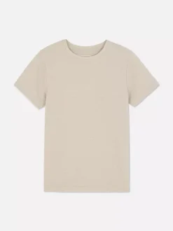 Dzieci Primark Topy I T-Shirty<Teksturowany T-shirt z tkaniny ottoman