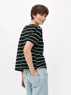 Primark Topy I T-Shirty<Top z krótkim rękawem i teksturowanymi paskami