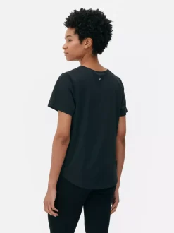 Primark Odzież Domowa I Na Siłownię|Topy I T-Shirty<T-shirt na siłownię z okrągłym dekoltem