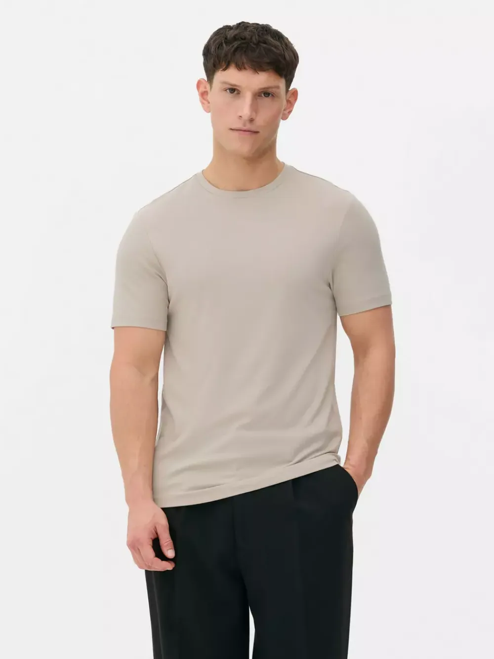 Primark Topy I T-Shirty<T-shirt o kroju slim Kem