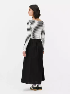 Primark Sukienki<T-shirtowa sukienka midi 2 w 1