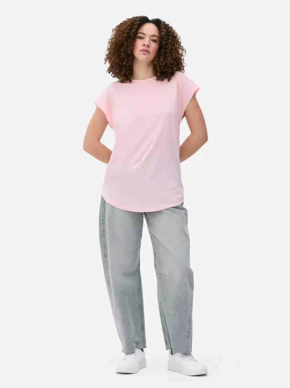 Primark Topy I T-Shirty<T-shirt o wydłużonym kroju Essential