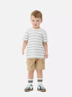 Dzieci Primark Topy I T-Shirty<T-shirt w paski o waflowej fakturze