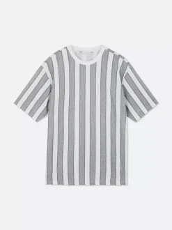 Primark Piżamy<T-shirt w paski z krótkim rękawem