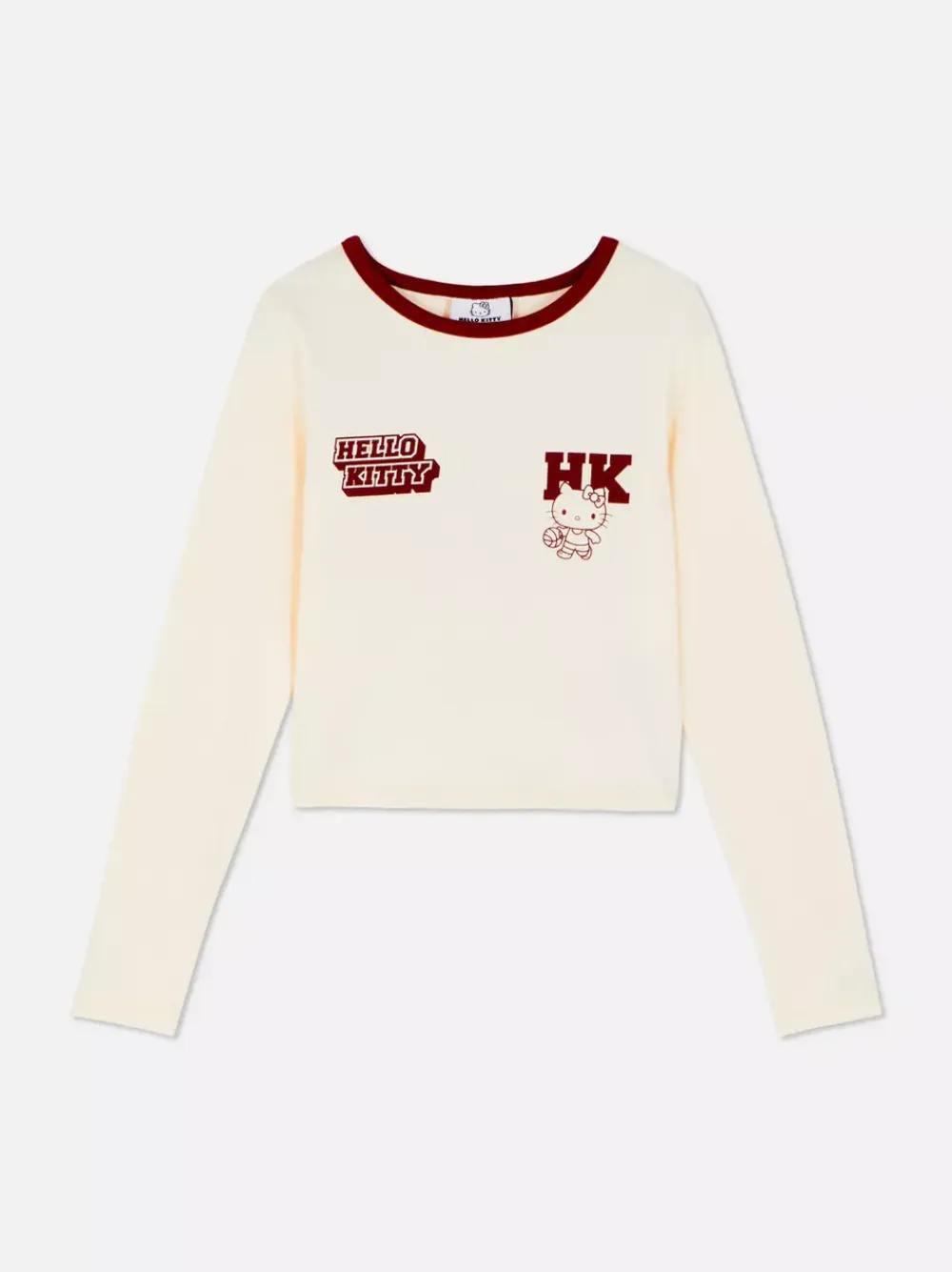 Dzieci Primark Topy I T-Shirty<T-shirt z długim rękawem i nadrukiem Hello Kitty
