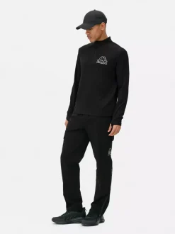 Primark Odzież Sportowa I Domowa|Topy I T-Shirty<T-shirt z długim rękawem i suwakiem Kappa x