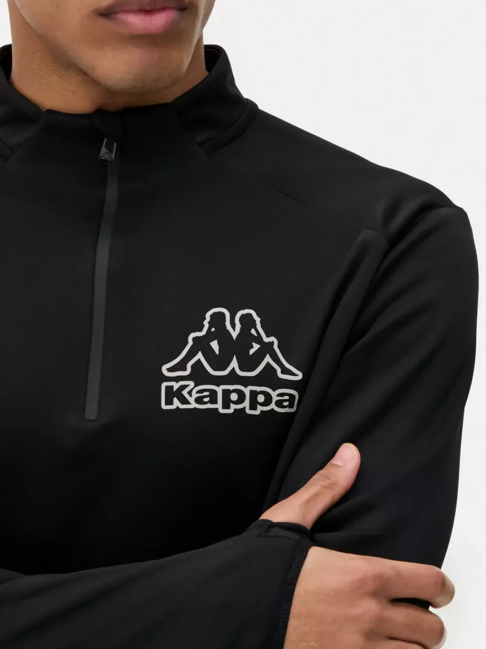 Primark Odzież Sportowa I Domowa|Topy I T-Shirty<T-shirt z długim rękawem i suwakiem Kappa x