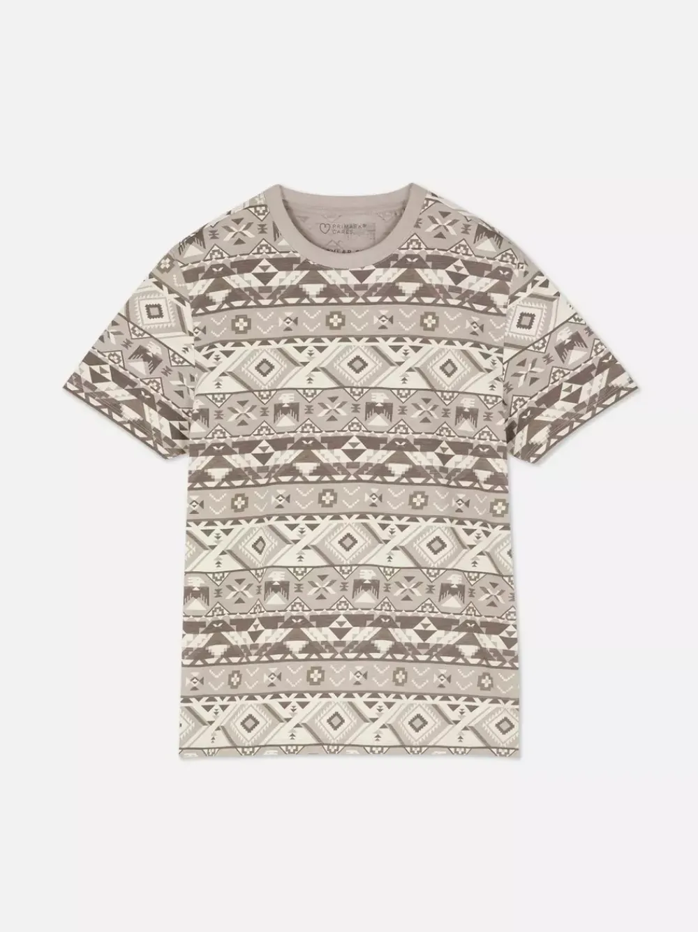 Primark Topy I T-Shirty<T-shirt z geometrycznym nadrukiem