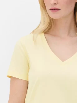Primark Topy I T-Shirty<T-shirt z krótkim rękawem i dekoltem w serek