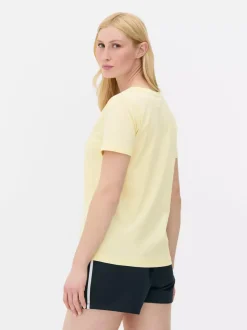 Primark Topy I T-Shirty<T-shirt z krótkim rękawem i dekoltem w serek