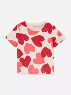 Dzieci Primark Topy I T-Shirty<T-shirt z krótkim rękawem i motywem biedronki
