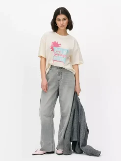 Primark Topy I T-Shirty<T-shirt z krótkim rękawem i nadrukiem