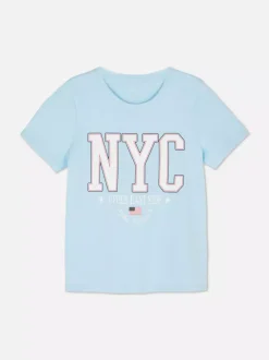 Dzieci Primark Topy I T-Shirty<T-shirt z krótkim rękawem i nadrukiem