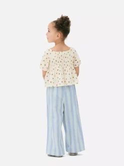 Dzieci Primark Topy I T-Shirty<T-shirt z marszczoną fakturą i motywem słonecznika