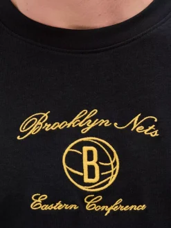 Primark Topy I T-Shirty|Topy I T-Shirty<T-shirt z motywem Brooklyn Nets NBA
