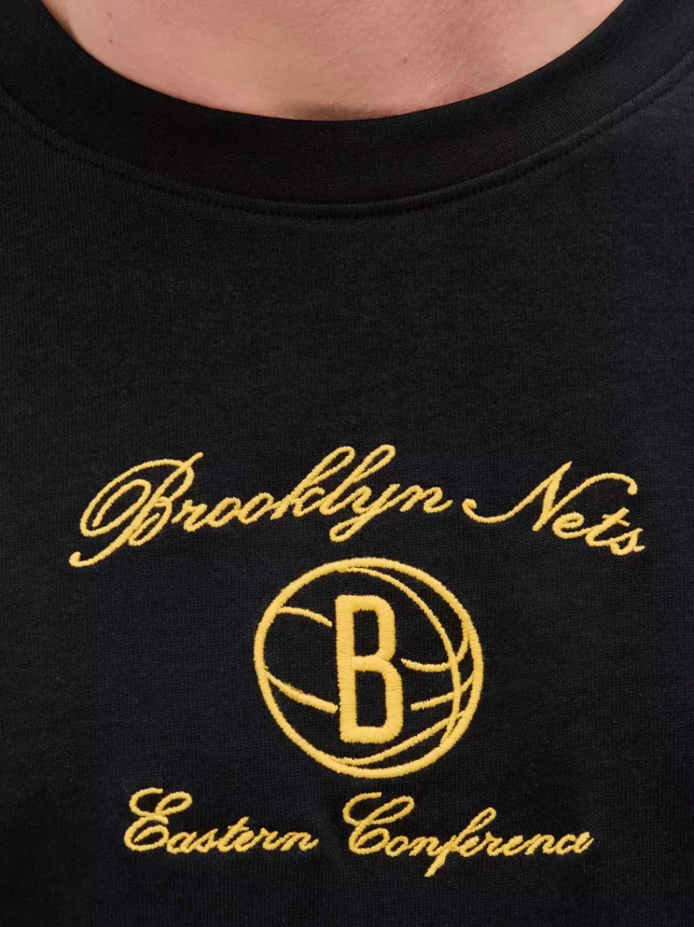 Primark Topy I T-Shirty|Topy I T-Shirty<T-shirt z motywem Brooklyn Nets NBA