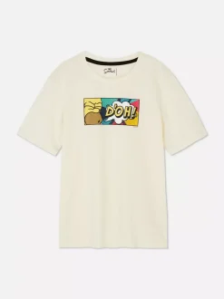 Primark Topy I T-Shirty<T-shirt z motywem wyrażenia D'oh z Simpsonów
