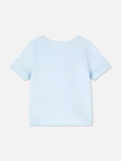Dzieci Primark Topy I T-Shirty<T-shirt z nadrukiem Blue
