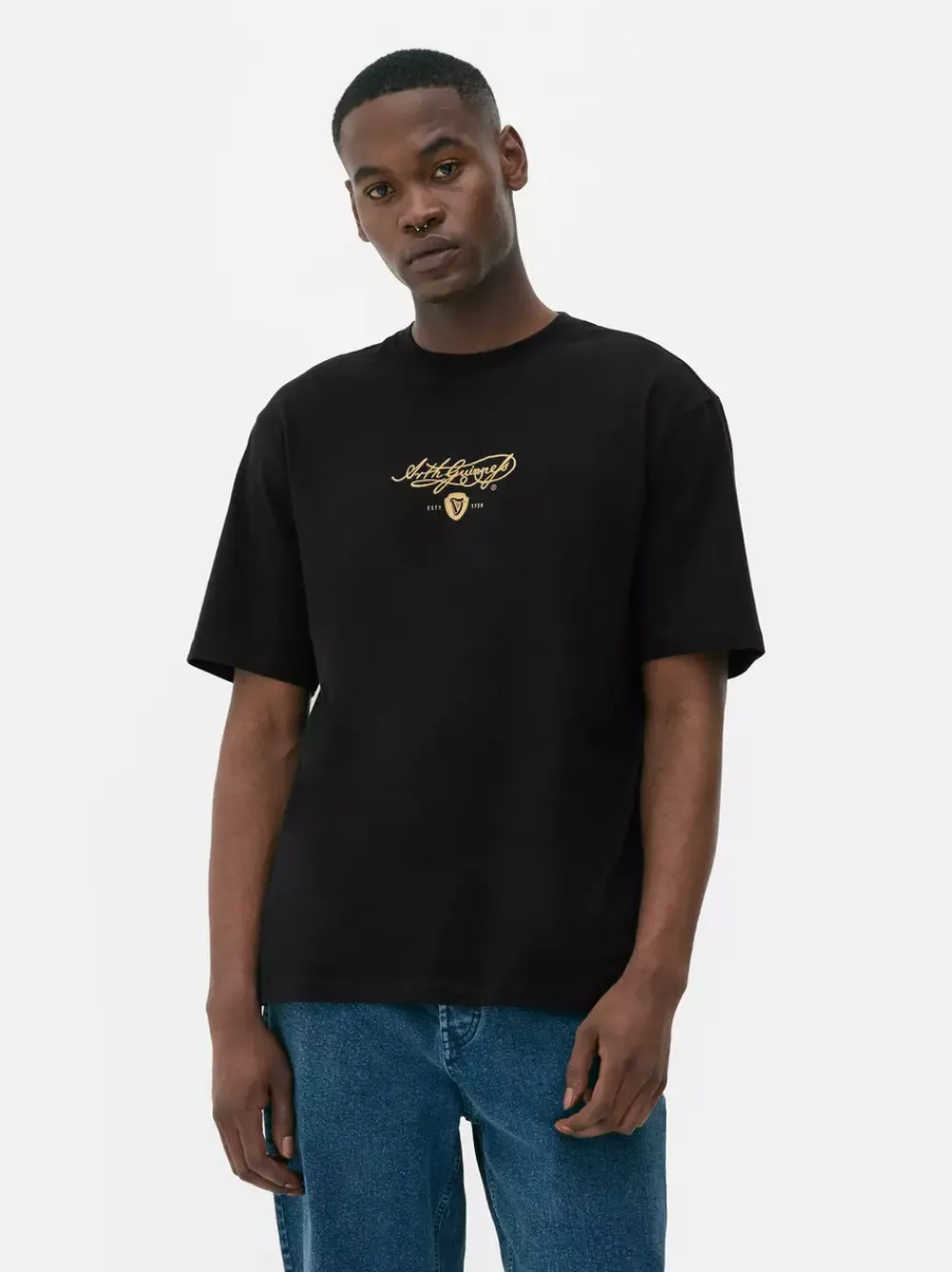 Primark Topy I T-Shirty<T-shirt z nadrukiem Guinnessa