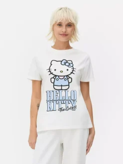 Primark Topy I T-Shirty<T-shirt z nadrukiem Hello Kitty