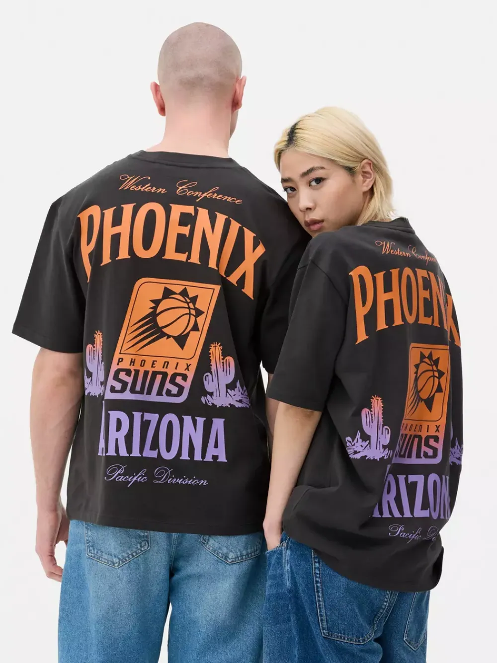 Primark Topy I T-Shirty<T-shirt z nadrukiem NBA Phoenix Suns