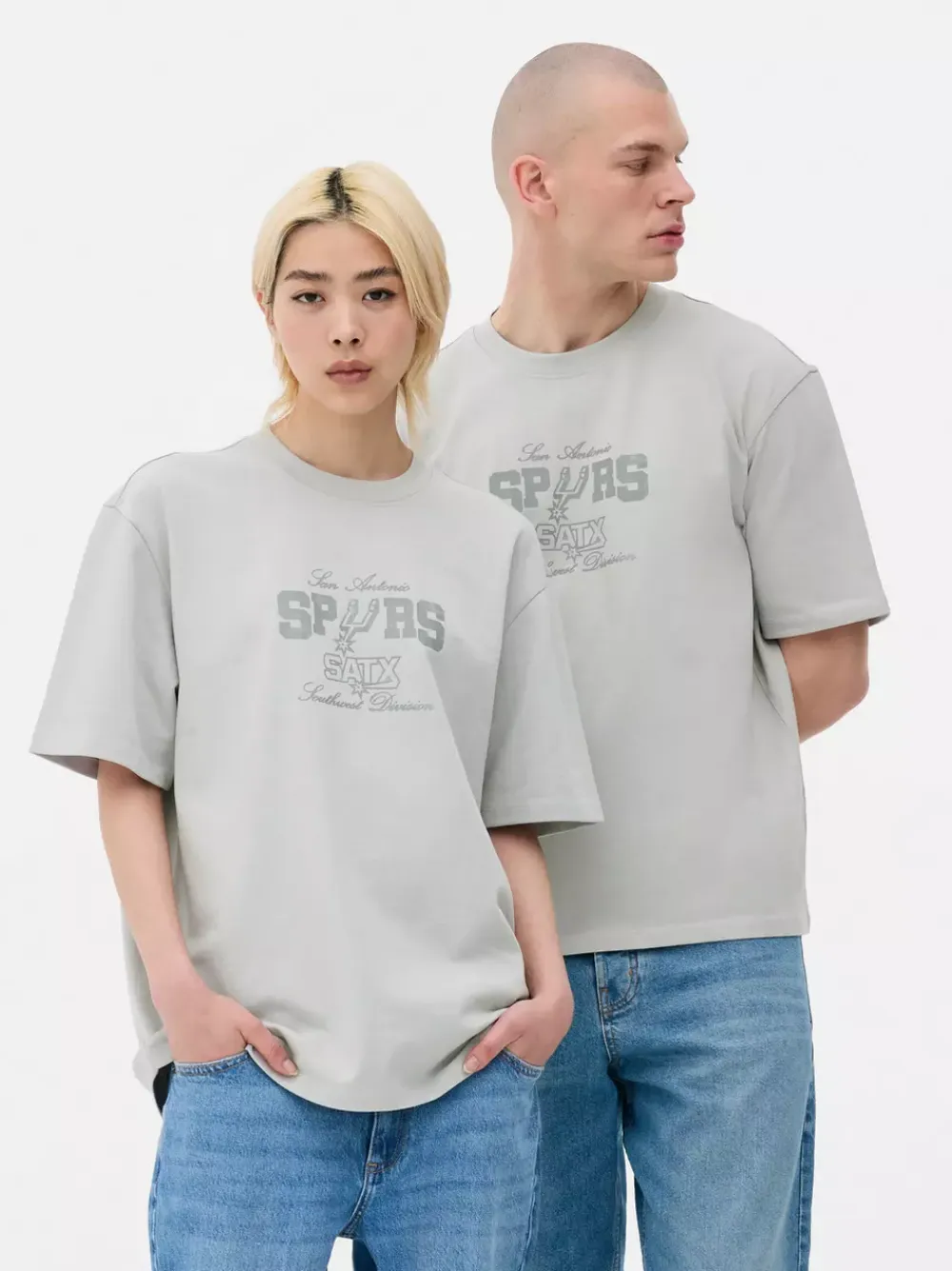 Primark Topy I T-Shirty|Topy I T-Shirty<T-shirt z nadrukiem NBA San Antonio Spurs