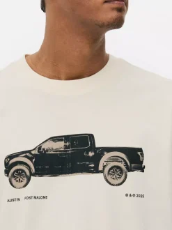 Primark Topy I T-Shirty<T-shirt z nadrukiem Post Malone'a