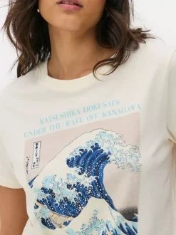 Primark Topy I T-Shirty<T-shirt z okrągłym dekoltem Katsushika
