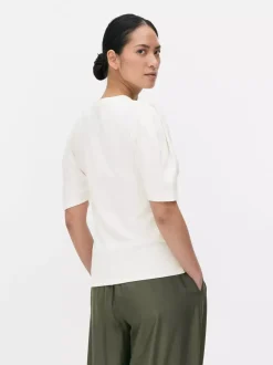 Primark Topy I T-Shirty<T-shirt z podwiniętymi rękawami The Edit