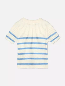 Dzieci Primark Topy I T-Shirty<T-shirt z prążkowanej dzianiny