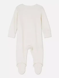 Primark Kaftaniki I Śpioszki<Tuftowane śpioszki z napisem Born in 2025
